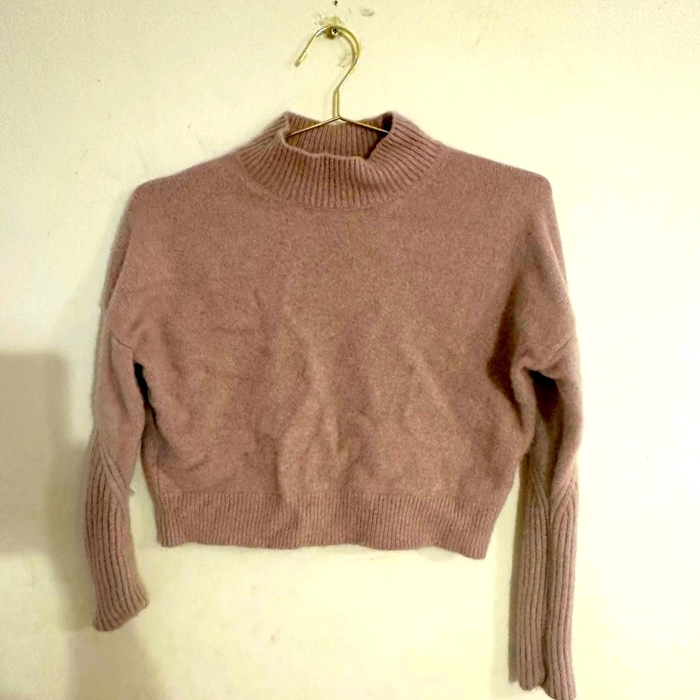 All saints - cashmere cropped women’s sweater- size small